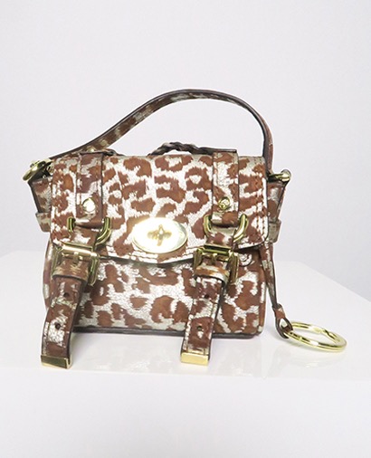 Mulberry Micro Alexa, £65, Accessories, Black, Canvas, Front view